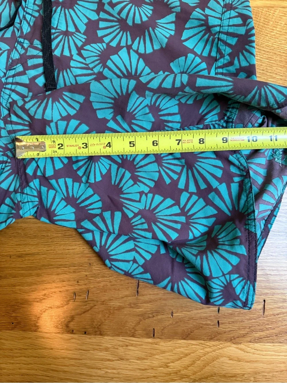 Men's Patagonia Teal Floral Board Shorts - Blue/Teal